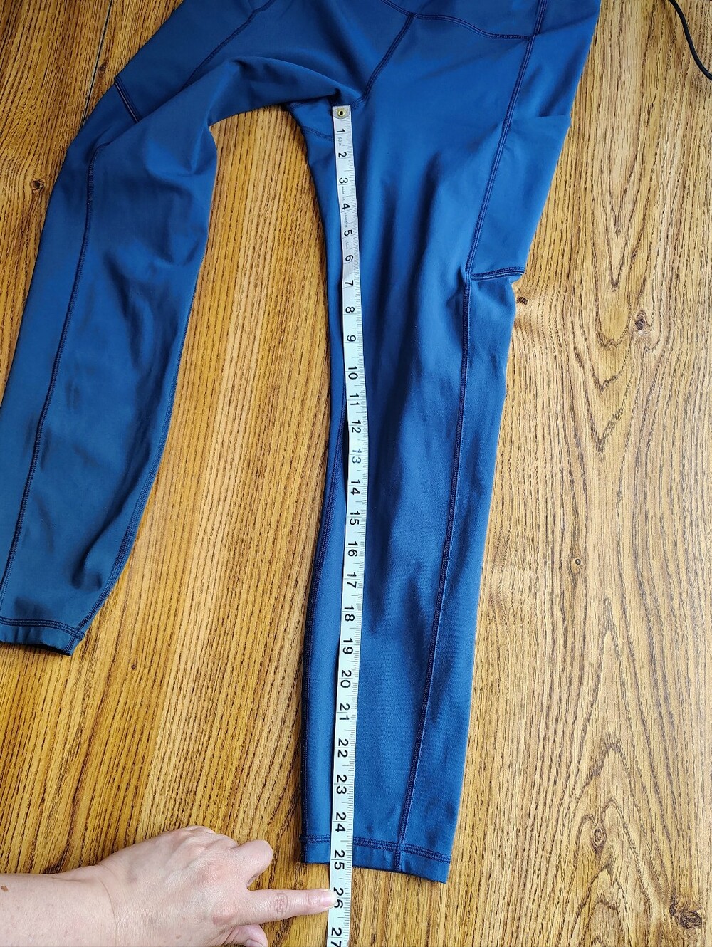 Lululemon Speed Up Tight Warp Tech Fleece Activewear High-Rise Mineral Blue sz 6 - Picture 13 of 16
